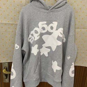 Sp5der Beluga Hoodie Heather Grey